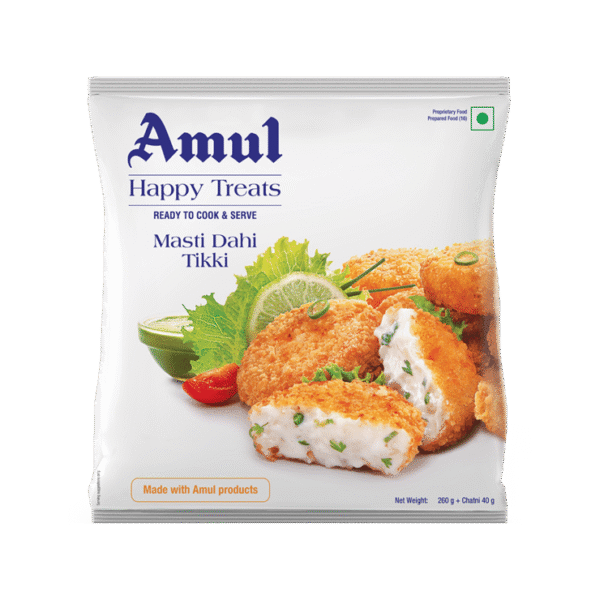 Amul Happy Treats Masti Dahi Tikki/ Veg Kebab