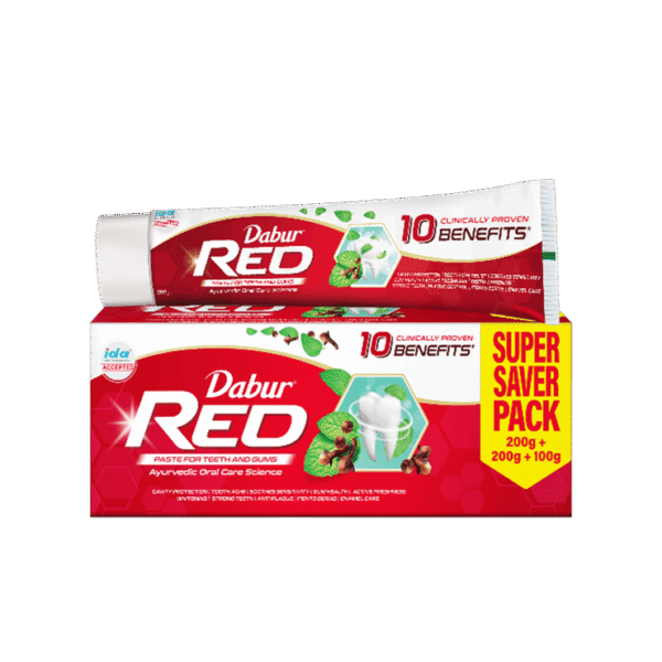 Dabur Red Herbal Toothpaste - Family Saver Pack