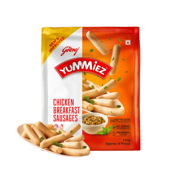 Godrej Yummiez Breakfast Chicken Sausage (Frozen)