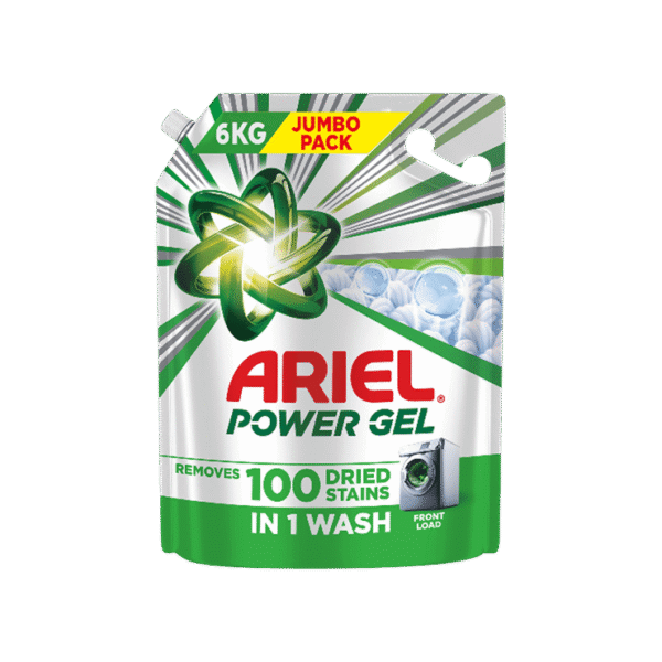 Ariel Power Gel Jumbo Front Load Liquid Detergent