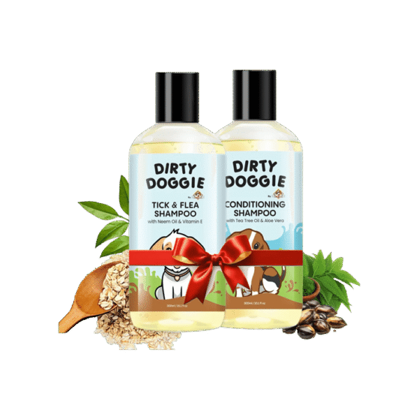 Nootie Dirty Doggie Tick & Flea Dog Shampoo (White)