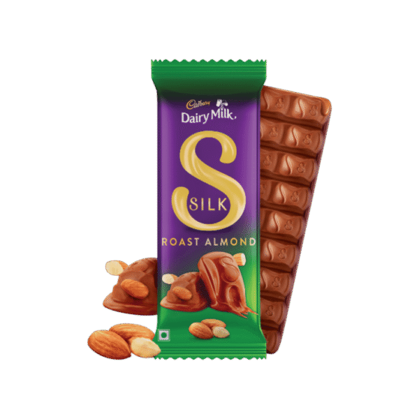 Cadbury Dairy Milk Silk Roast Almond Milk Chocolate Bar