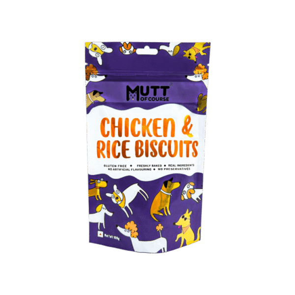 Mutt of Course Chicken & Rice Dog Biscuit