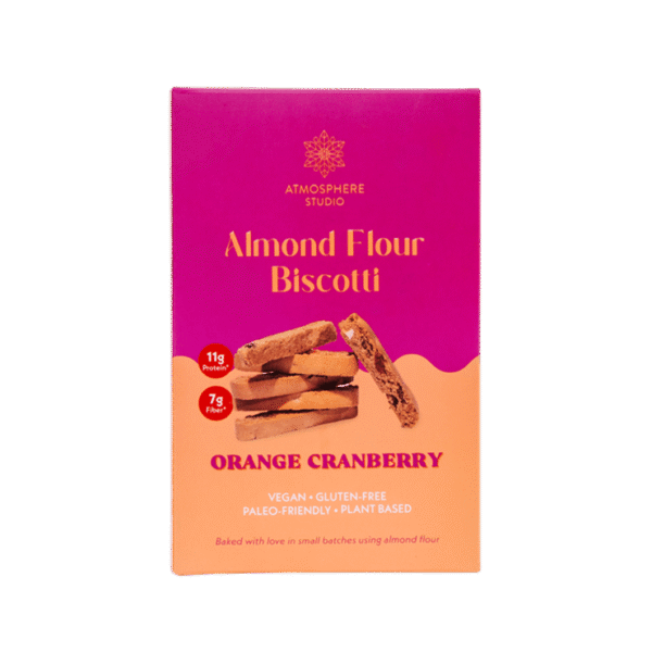 Atmosphere Studio Orange Cranberry Biscotti Biscuit