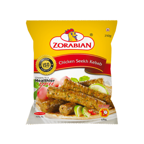 Zorabian Chicken Seekh Kebab