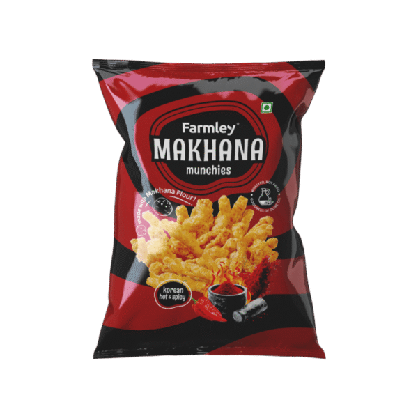 Farmley Hot & Spicy Makhana Munchies Crisps- Korean Hot & Spicy