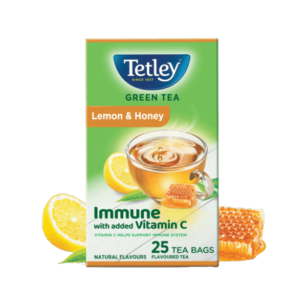 Tetley Lemon & Honey Green Tea Bags