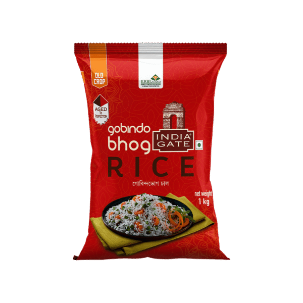 India Gate Govindo Bhog Rice (1 kg) (Short Grain) (Ambemohar Rice)