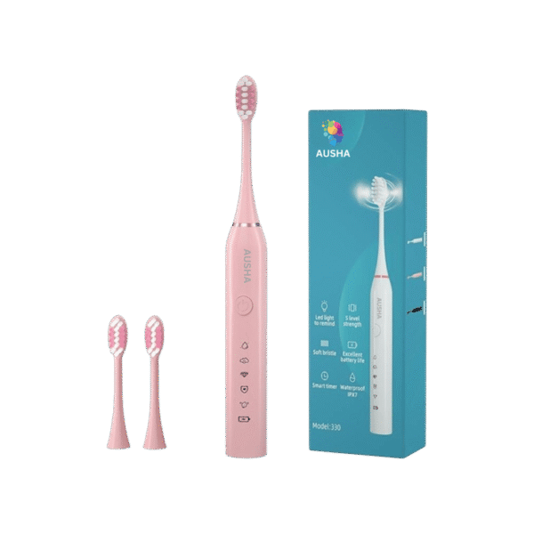 Ausha Pink Electric Toothbrush