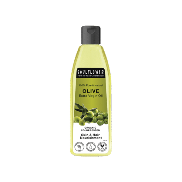 Soulflower Organic Olive Oil, Extra Virgin for Hair and Skin