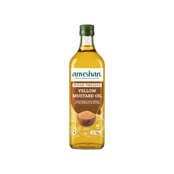 Anveshan Traditionally Wood Pressed Yellow Mustard Oil
