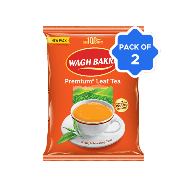 Wagh Bakri Premium Leaf Tea (250 g) - Pack of 2