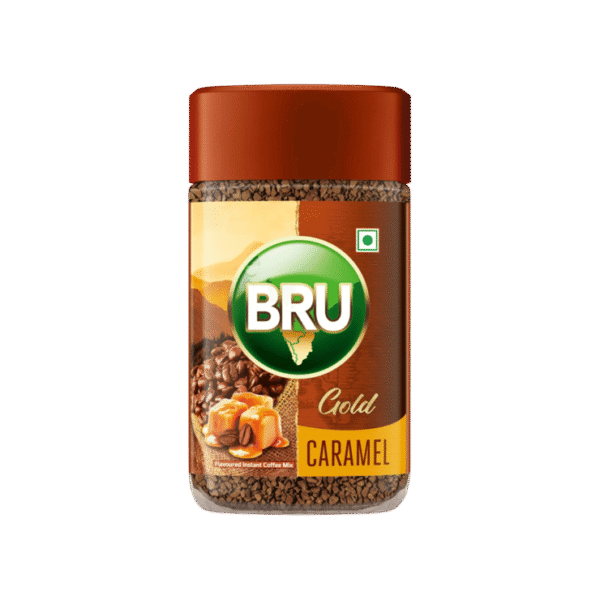 Bru Gold Freeze Dried Caramel Instant Coffee