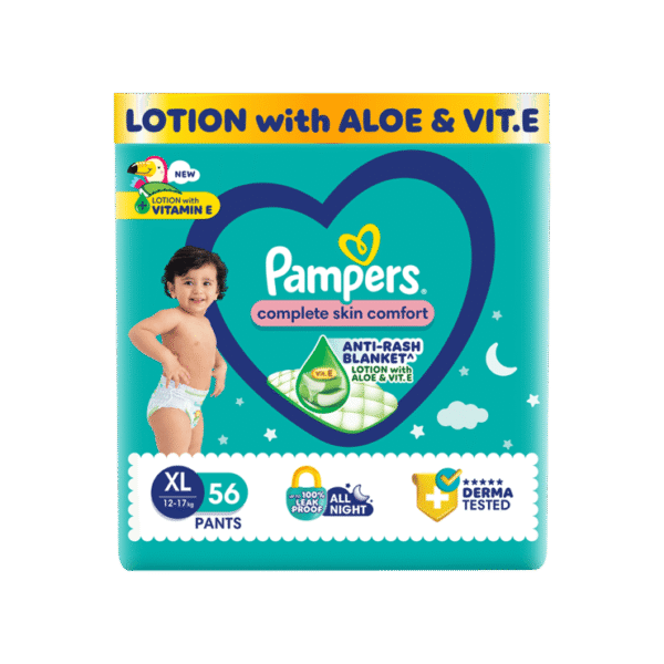 Pampers All Round Protection Anti Rash Baby Diaper (XL, 12-17 kg)