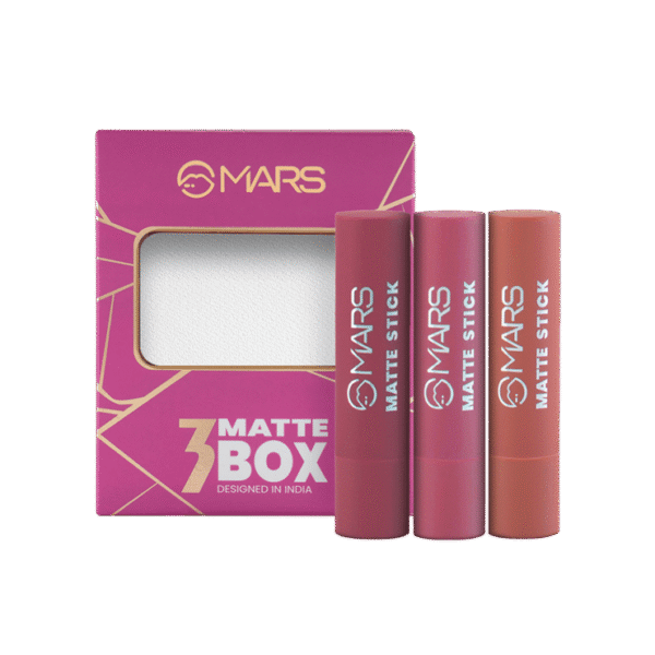 MARS Cosmetics Matte Lipsticks Set (02-Peaches & Nudes)
