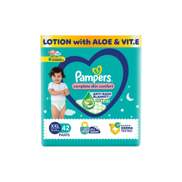 Pampers All Round Protection Anti Rash Baby Diaper (XXL, 15-25 kg)