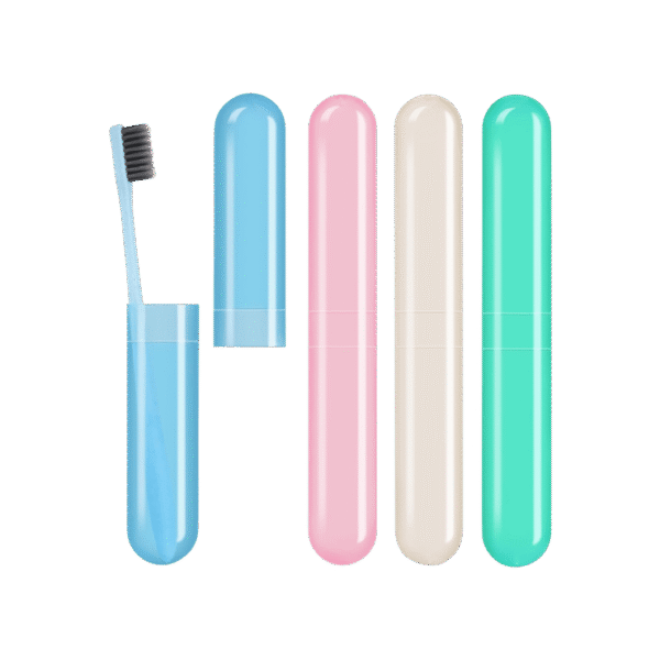 Zulaxy Toothbrush Case (Plastic, Multicolour)