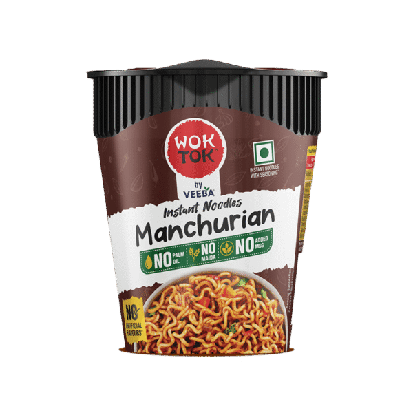 Wok Tok by Veeba Manchurian Cup Noodles (No Maida & Palm Oil)