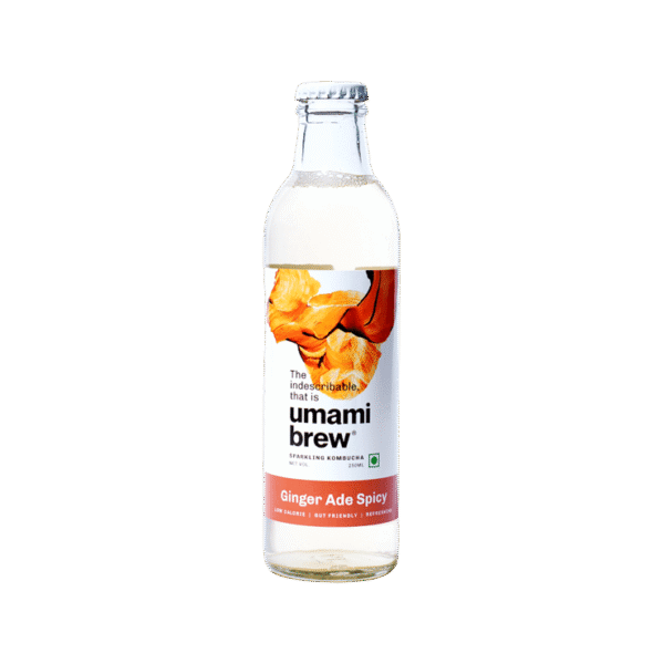 Umami Brew Ginger Ade (Sparkling Kombucha)