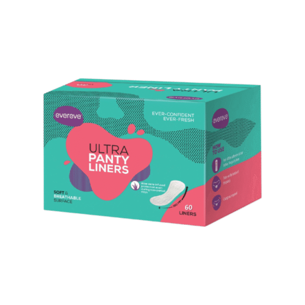 Evereve Anti-Bacterial Panty Liners (with Aloe Vera)