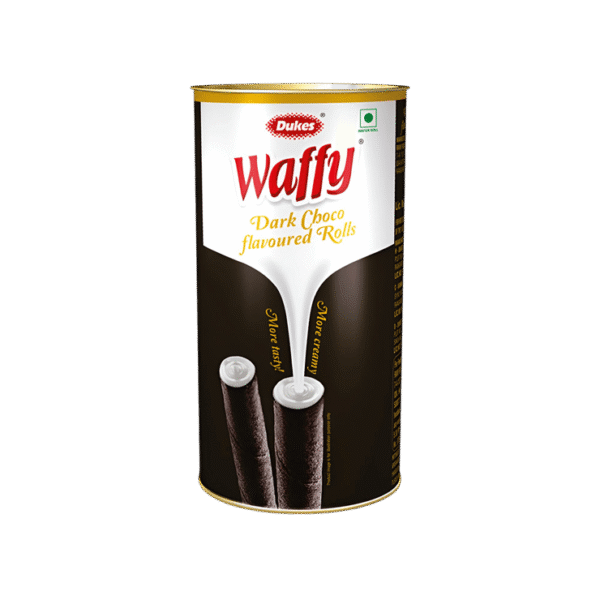 Dukes Waffy Dark Vanilla Flavoured Wafer Roll