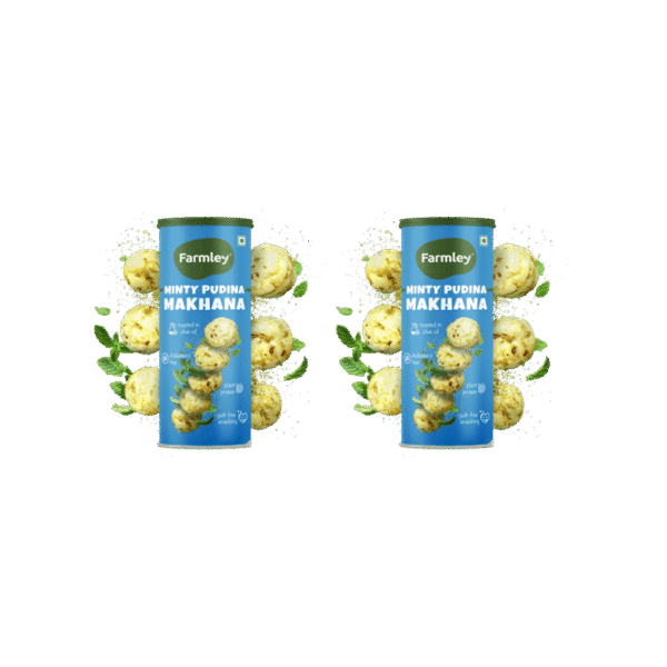 Farmley Minty Pudina Flavoured Makhana - Pack of 2