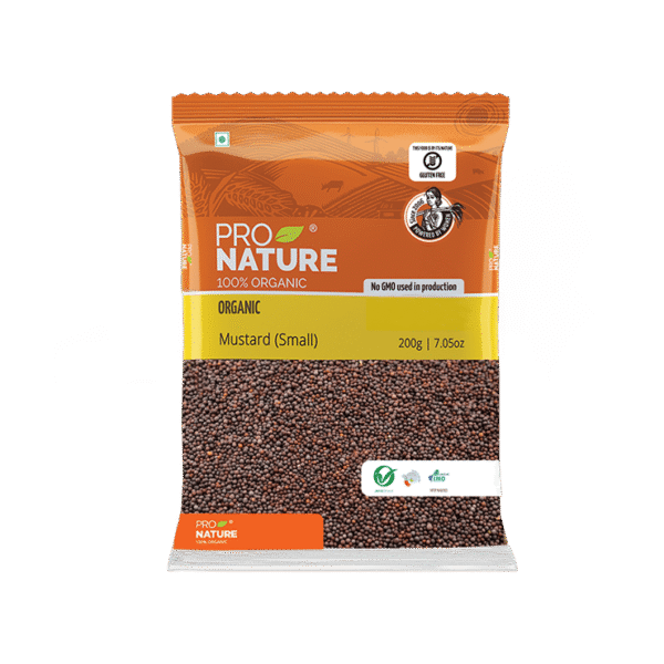 Pro Nature Black Organic Mustard Seeds