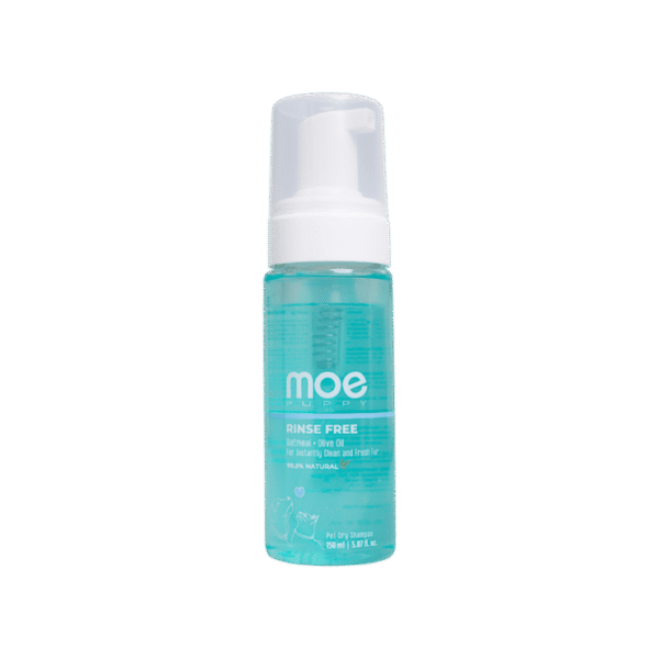 MoePuppy Rinse Free Dry Pet Shampoo