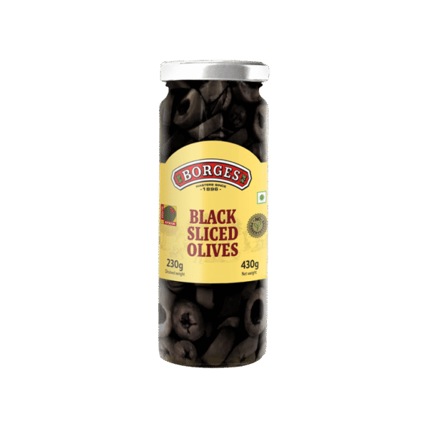 Borges Black Sliced Olives