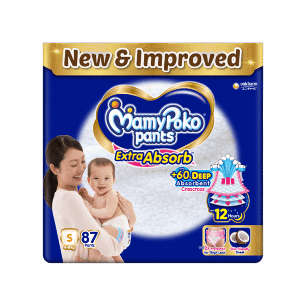 MamyPoko Pants Extra Absorb Baby Diaper (Small)
