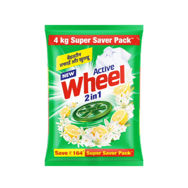 Wheel Active 2-in-1 Detergent Powder