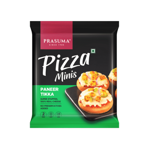 Prasuma Paneer Tikka Pizza Minis