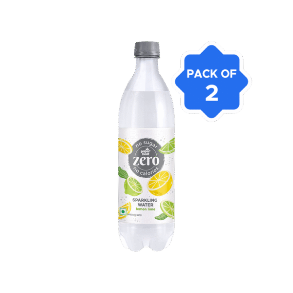 Paper Boat Zero Sugar Lemon Lime Sparkling Drink - Pack of 2