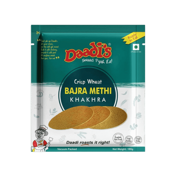 Daadi's Bajra Methi Khakhra