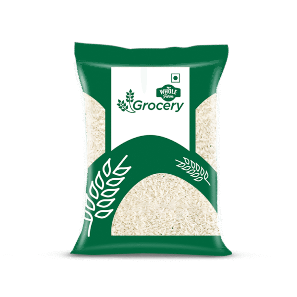 Whole Farm Grocery Raw Sonamasuri Rice (6-12 Months) (Long Grain)