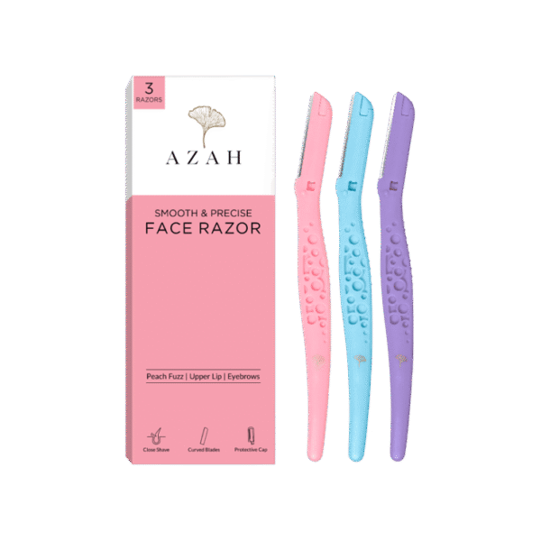 Azah Reusable Face Razor for Women with German Blade