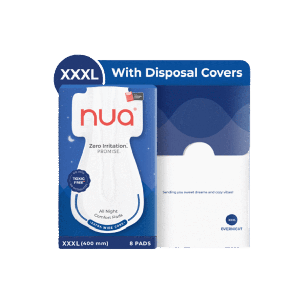 Nua All Night Comfort Pads with Disposal Cover