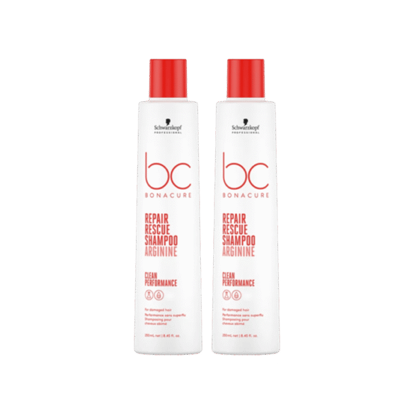 Schwarzkopf Professional Bonacure Repair Rescue Shampoo with Arginine - Pack of 2