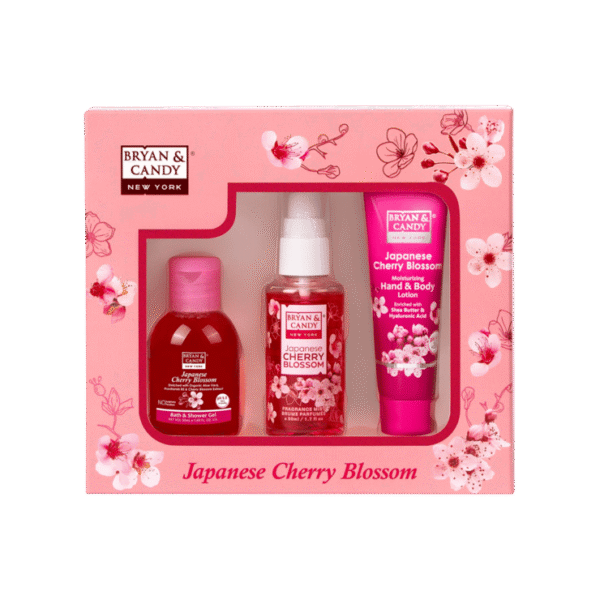 BRYAN & CANDY Japanese Cherry Blossom Bath Kit Gift Set
