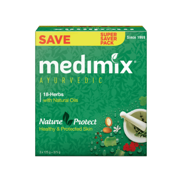 Medimix Ayurvedic Soap With 18 Herbs - Pack of 3