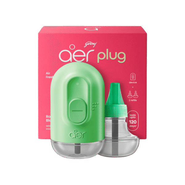 Aer Plug Electric Air Freshener with Refills (Rose Blossom)