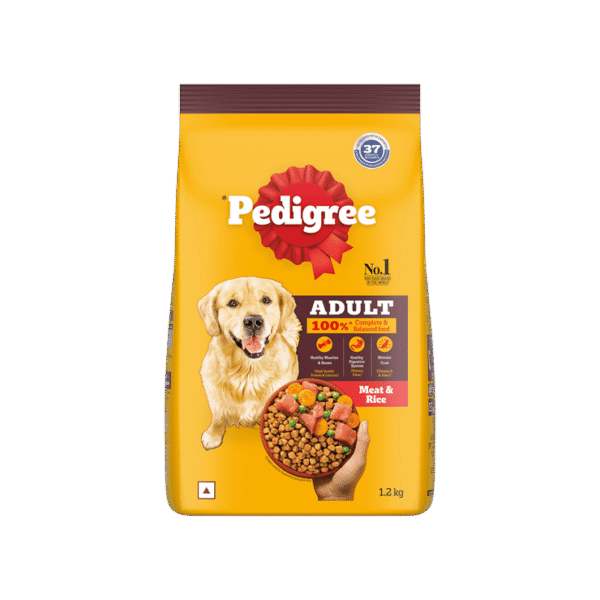 Pedigree Adult Dog Dry Food - Rice & Meat