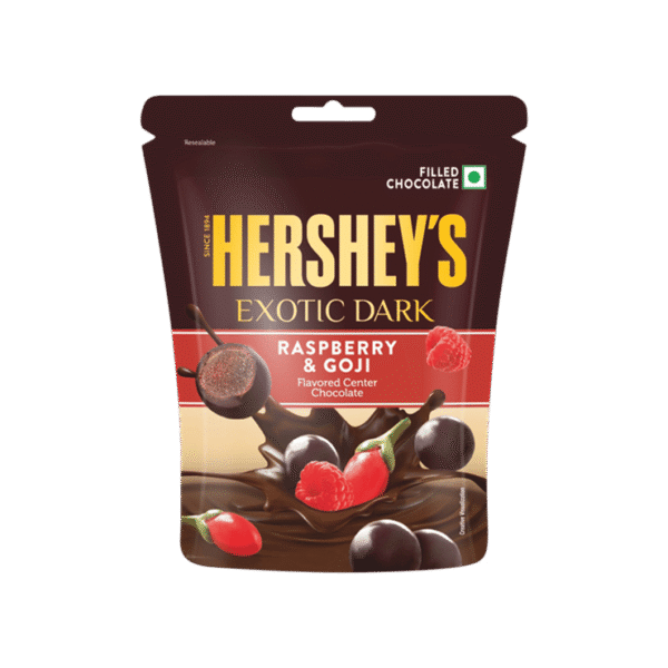 Hershey's Exotic Dark Dark Chocolate Pack (Raspberry & Goji)