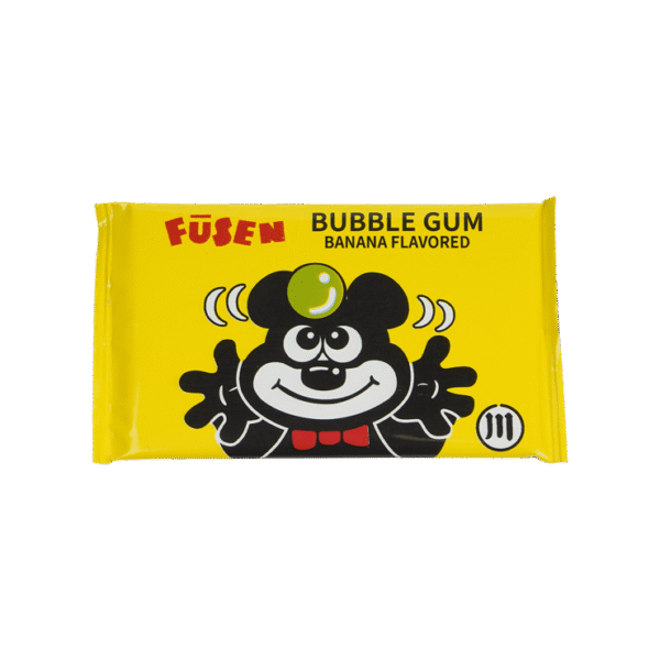 Fusen Banana Flavored Bubble Gum