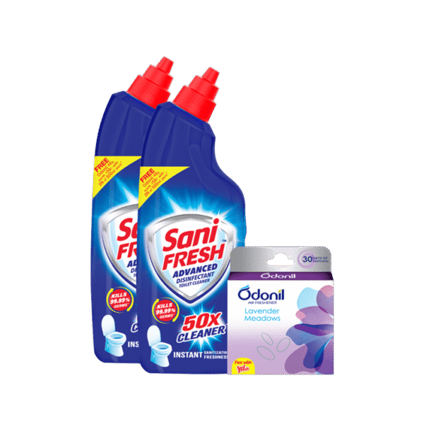 Sani Fresh Advanced Toilet Cleaner (with Free Odonil)