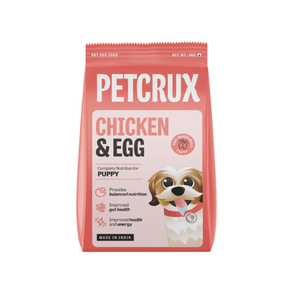 Petcrux Chicken & Egg Dry Dry Puppy Food