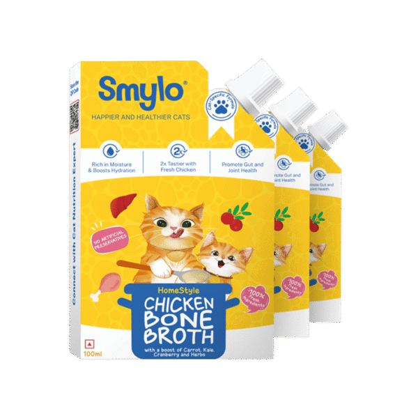 Smylo Chicken Bone Broth for Cats