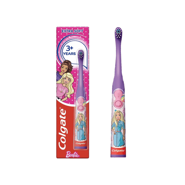 Colgate Barbie Extra Soft Kids Electric Toothbrush (3+ Years)