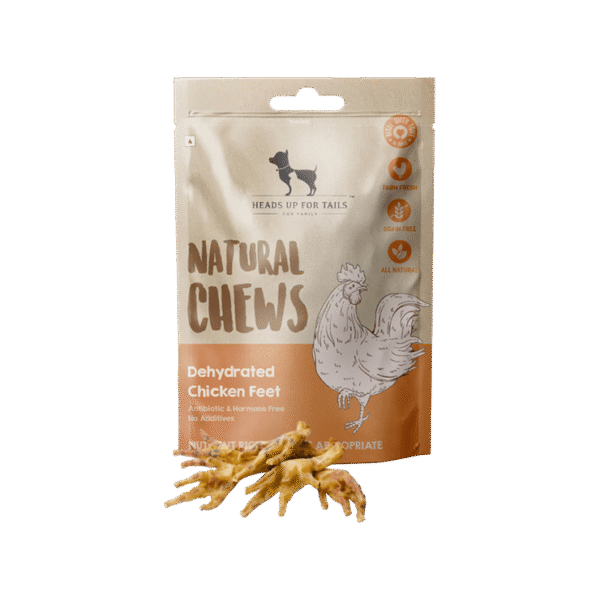 HUFT Dehydrated Chicken Feet Dog Treat