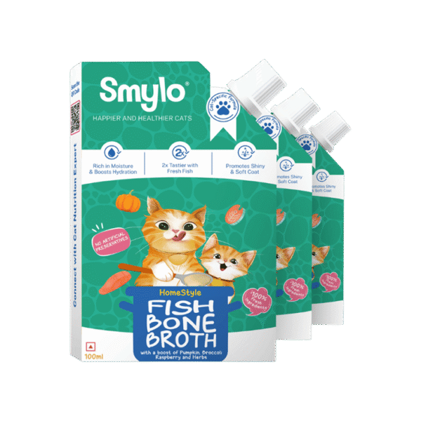 Smylo Fish Bone Broth for Cats